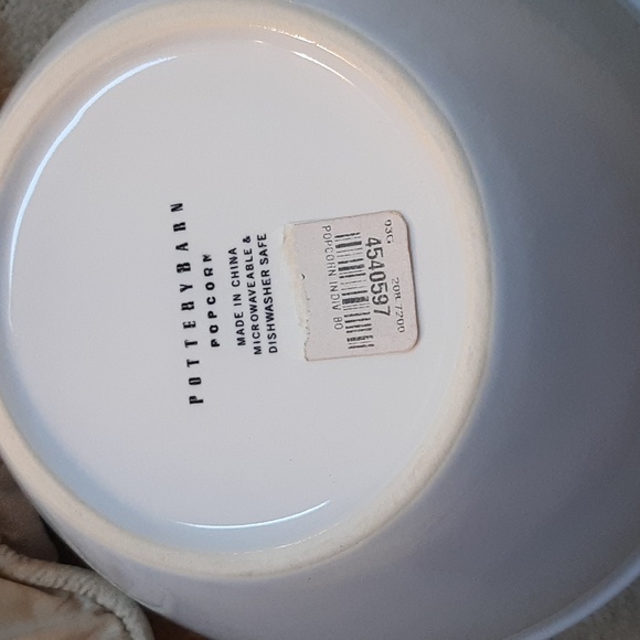 Pottery Barn Vintage White Popcorn Bowls - Picture 5 of 6